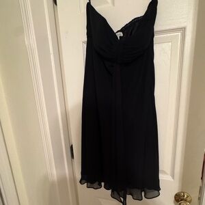 White House Black Market Black Strapless Mini Dress